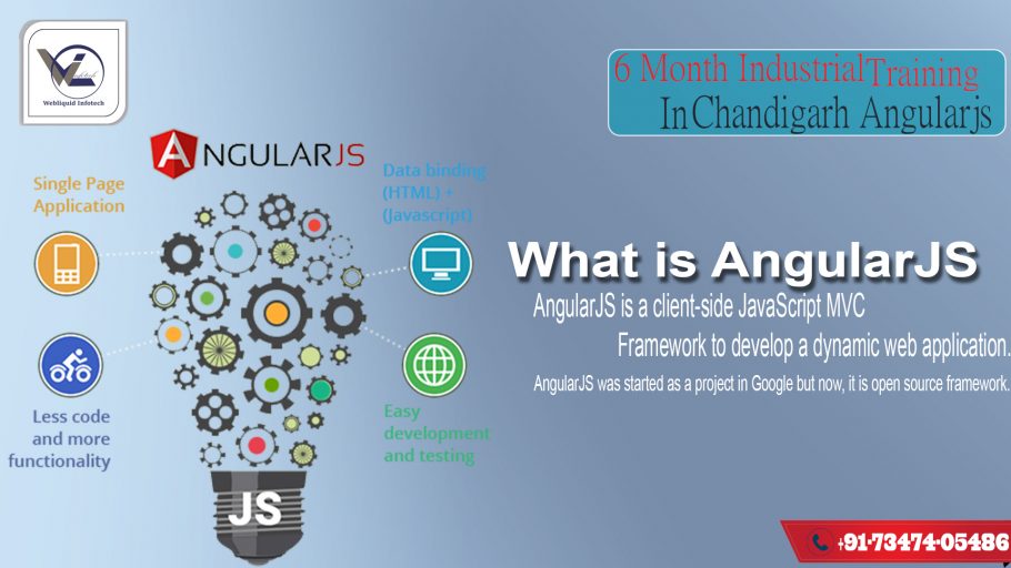 6 months AngularJS industrial training in Chandigarh - Webliquidinfotech