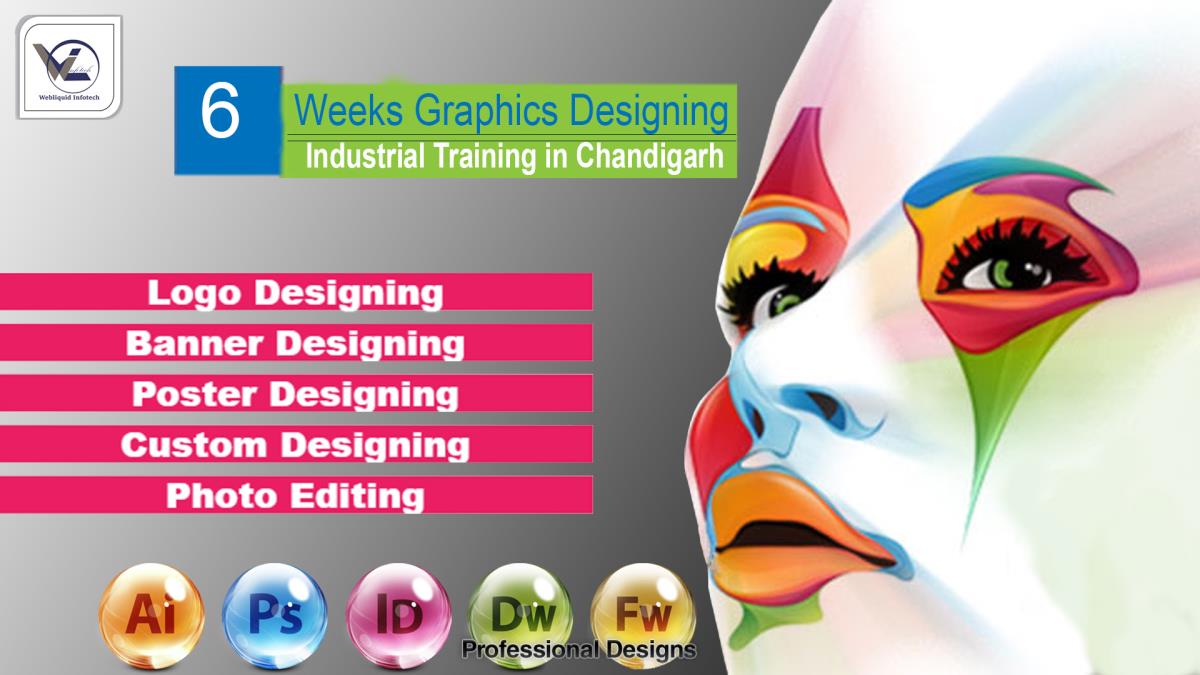 6 weeks Graphics Designing industrial training in Chandigarh - Webliquidinfoetch
