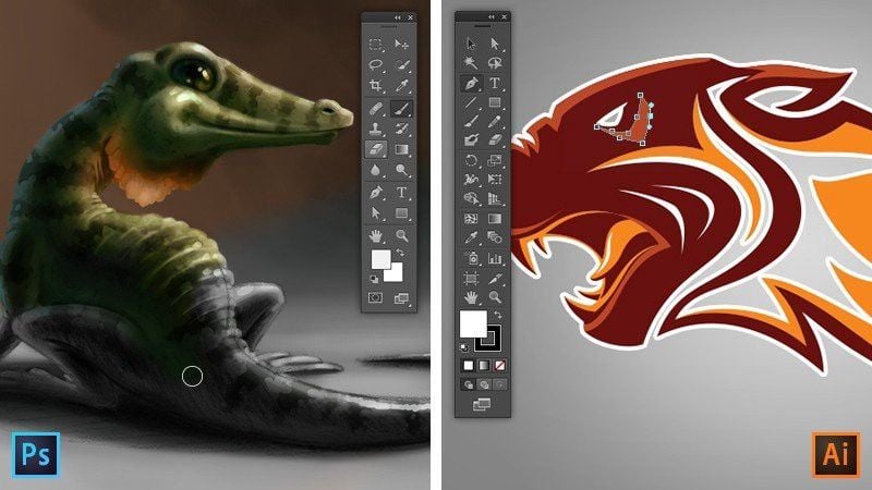 photoshop vs illustrator