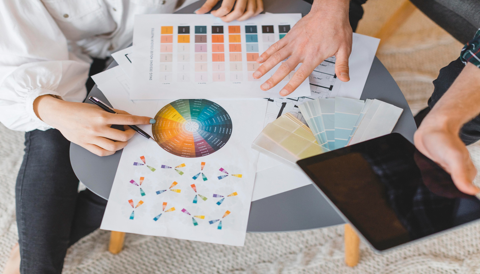 Web designing colour theory