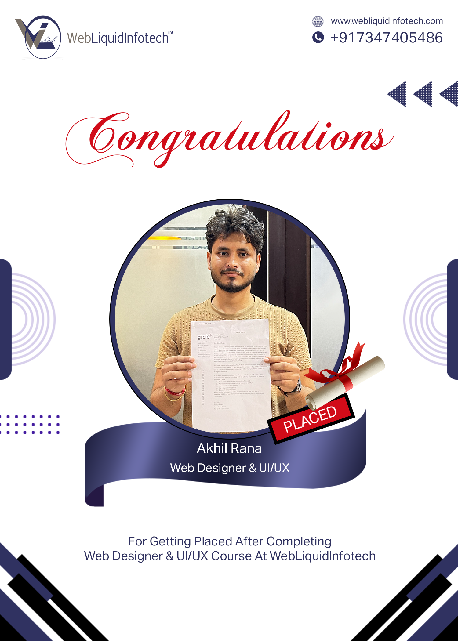 Infotech-Congratulations-Frame-8