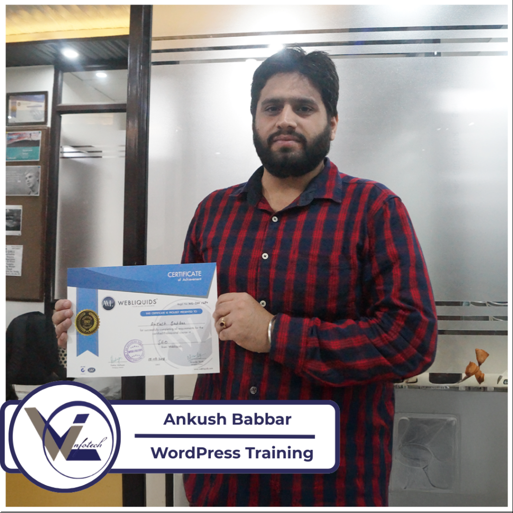 Professional website designing training with real-world projects