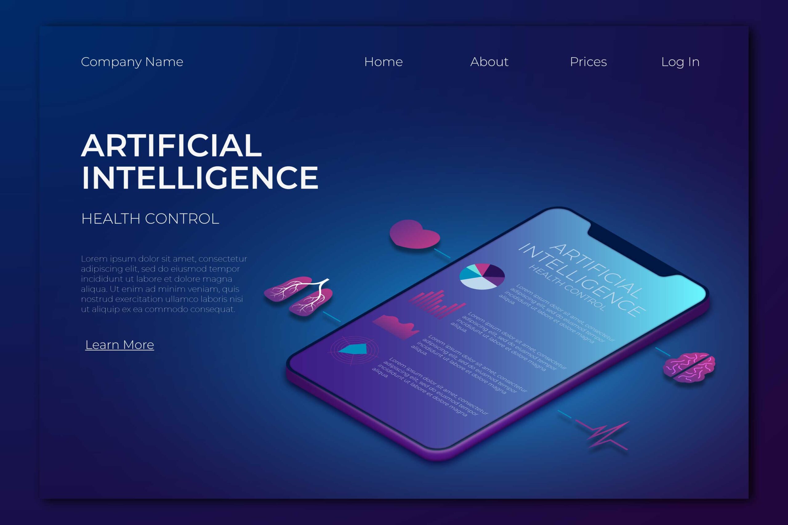Artificial intelligence in mobile applications showcasing AI-powered features like chatbots, personalization, and predictive analytics