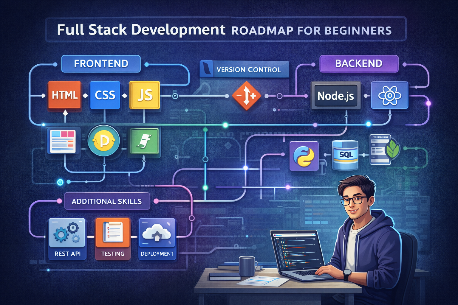 Full stack development roadmap for beginners