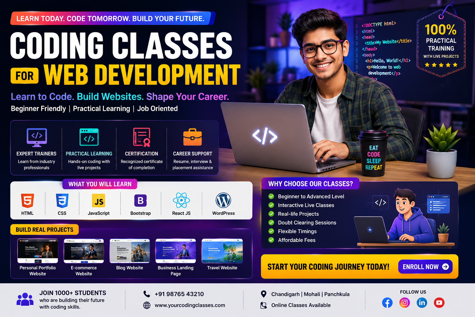 Webliquidinfotech Institute coding classes