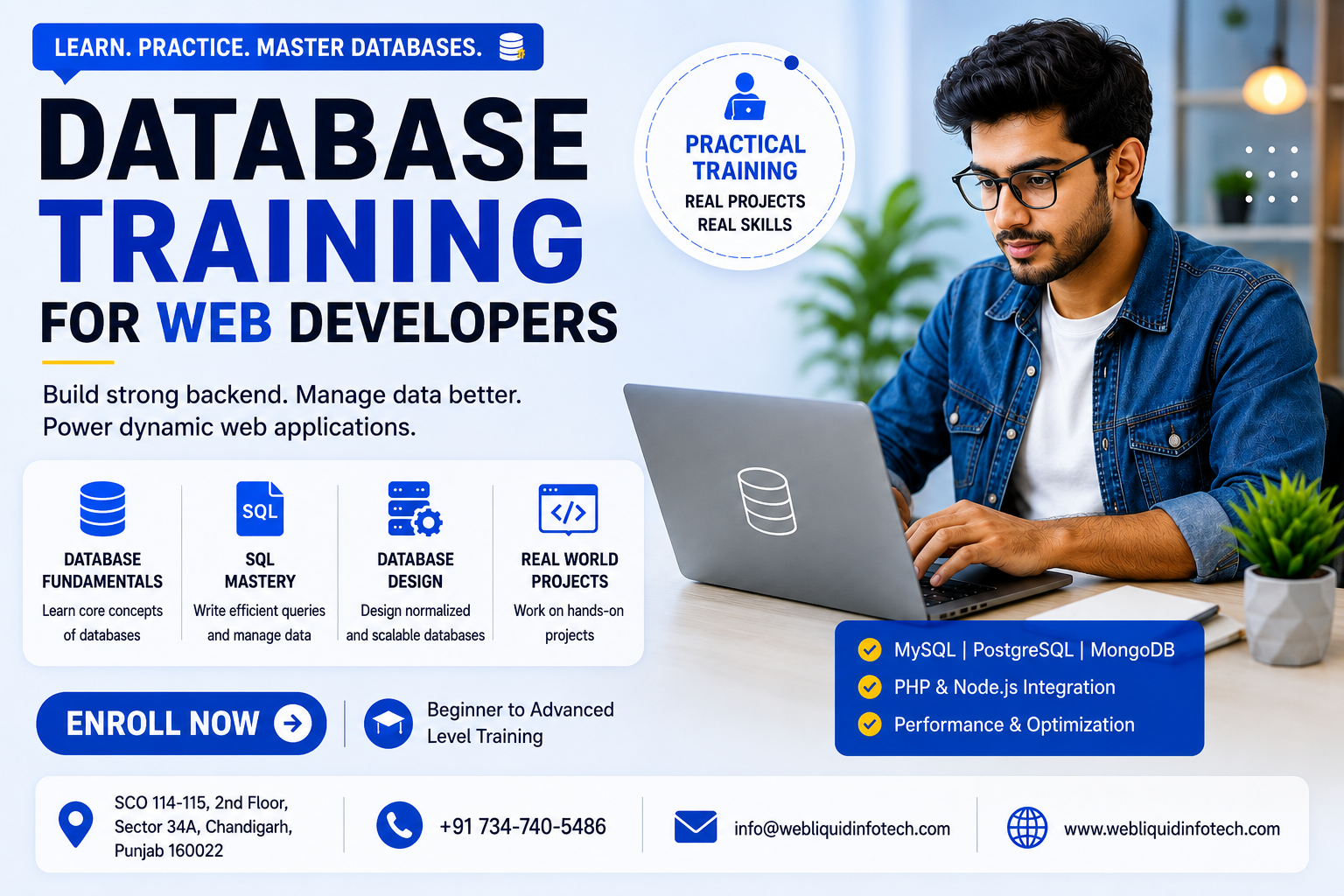 Database integration coding classroom