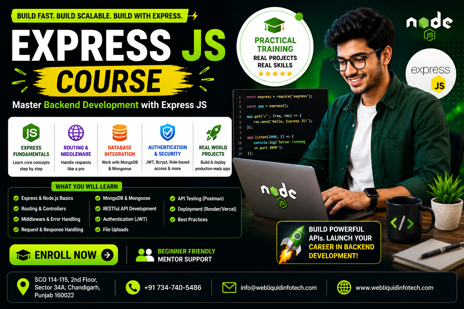 Node.js and Express practical training session