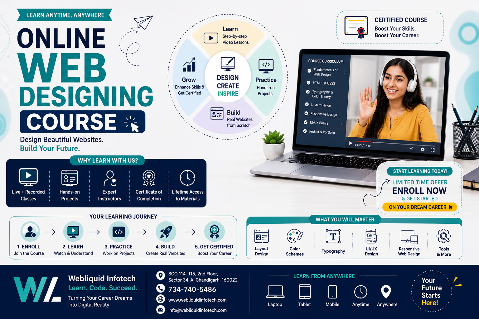 web designing online classes