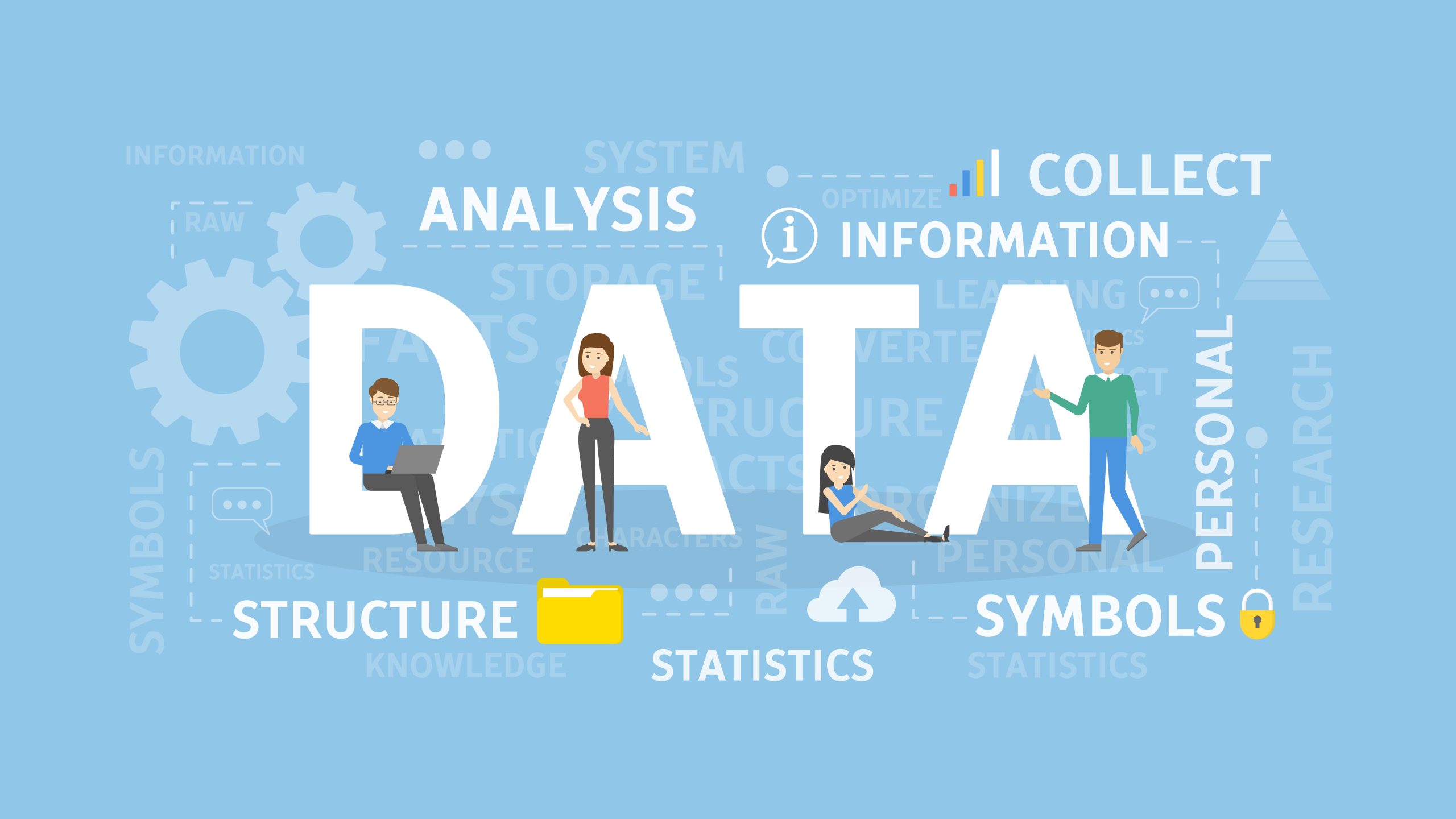 data scientist working on modern technology interface