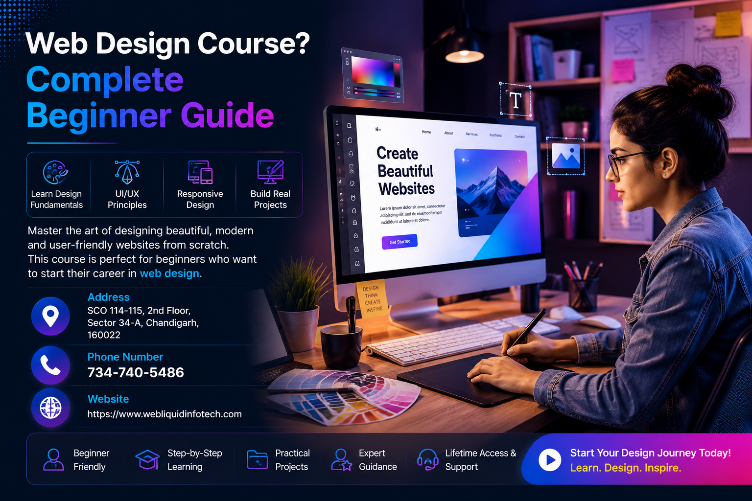 Beginner-friendly web designing training in Chandigarh